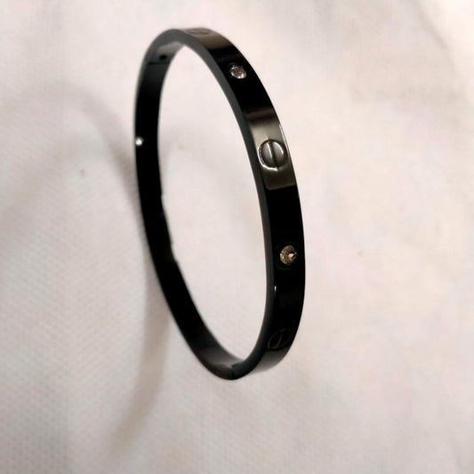 Oval Bracelet - 5mm - Black