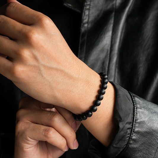 Onyx Matte Black Bracelet - 6mm