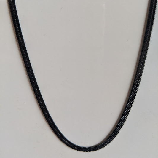 Snake Black Chain - 3mm