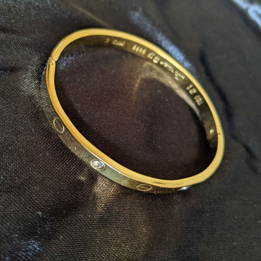 Oval Bracelet - 5mm - Golden